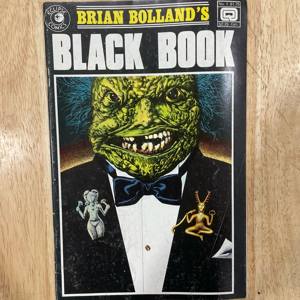 Brian Bollards The Black Book Vintage Comic